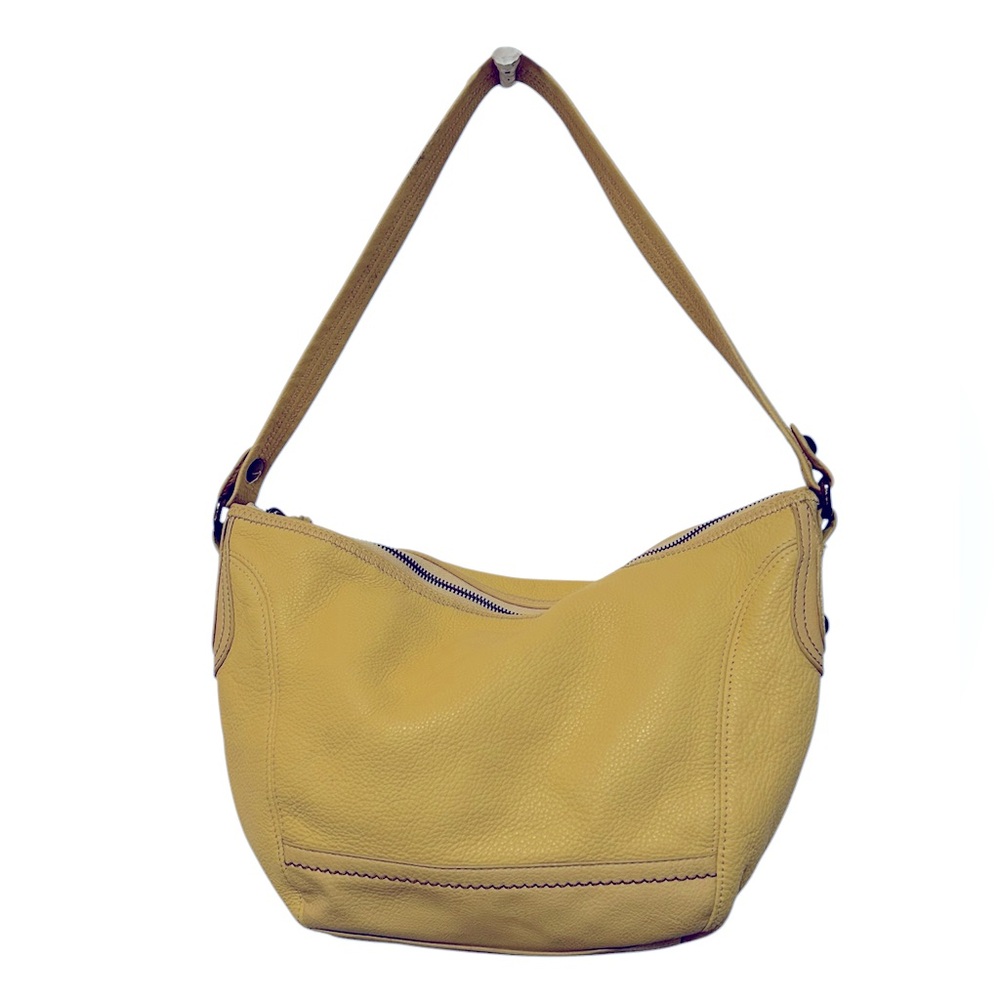 Sak Soft Yellow Leather Hobo Bag